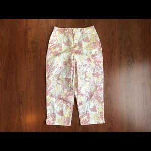 Lilly Pulitzer Floral Capri Pants